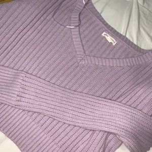 ae cropped long sleeve sweater